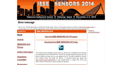 Desktop Screenshot of ieee-sensors2014.org