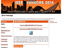 Tablet Screenshot of ieee-sensors2014.org